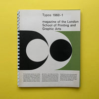 Typos 1960-1 magazine of the London School of Printing and Graphic Arts (Tom Eckersley)