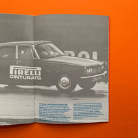 Pirelli Cinturato consumer test report Nos.1–3 (Derek Birdsall)