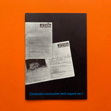 Pirelli Cinturato consumer test report Nos.1–3 (Derek Birdsall)