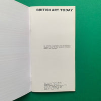 British Art Today: An Exhibition organised by SFMOMA