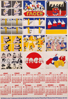 Face Photosetting Calendar 1970