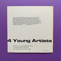 Four Young Artists: Jann Haworth, John Howlin, Brian Mills, John Pearson 1963 (ICA)