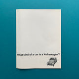 What kind of car is a Volkswagen? (1962)