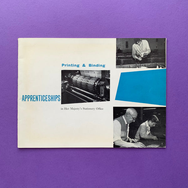 Printing & Binding Apprenticeships in HMSO, 1961 first edition vintage design book for sale at The Print Arkive. Buy and sell your old design books.