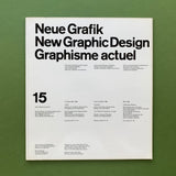 Neue Grafik / New Graphic Design / Graphisme actuel No.15 1963 vintage design book for sale at The Print Arkive. 