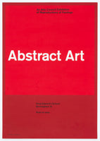 Abstract Art (Arts Council, 1964). Printed by Kelpra Studio. Buy and sell vintage design posters with The Print Arkive. 
