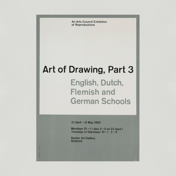 Art of Drawing, Part 3 (Arts Council, 1962). Printed by Kelpra Studio. Buy and sell vintage design posters with The Print Arkive. 