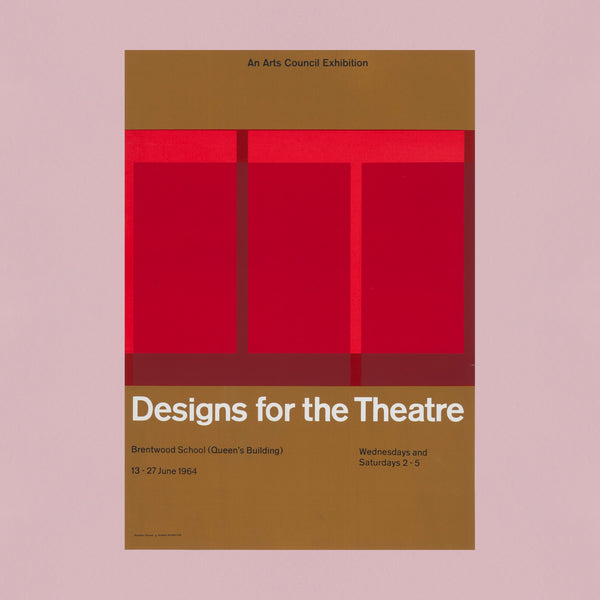 Designs for the Theatre (Arts Council, 1964). Printed by Kelpra Studio. Buy and sell vintage design posters with The Print Arkive. 