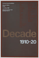 Decade 1910-20 (Arts Council, 1965). Buy and sell vintage design posters with The Print Arkive. 