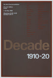 Decade 1910-20 (Arts Council, 1965). Buy and sell vintage design posters with The Print Arkive. 