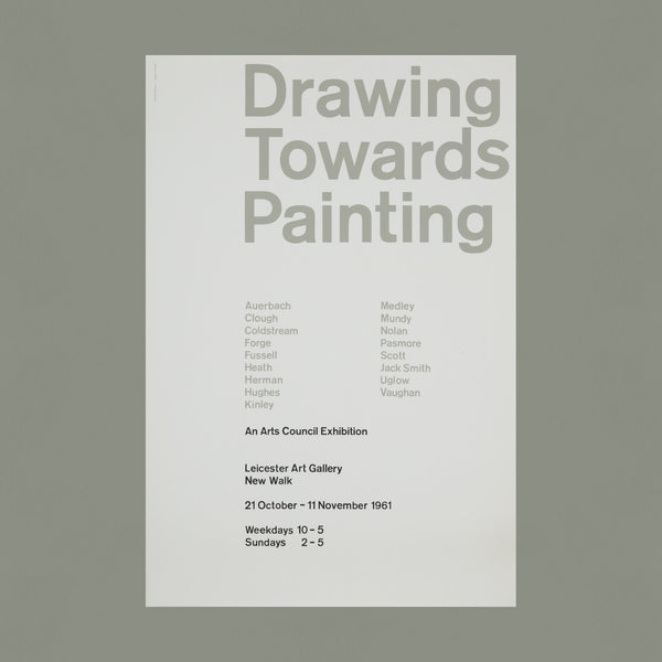 Drawing Towards Painting (Arts Council, 1961) poster. Buy and sell vintage design posters with The Print Arkive. 