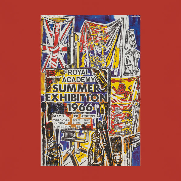 Royal Academy Summer Exhibition 1966, John Bratby poster. Buy and sell vintage design posters with The Print Arkive. 