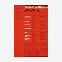The National Theatre at The Old Vic 1966 (Ken Briggs) poster. Buy and sell vintage design posters with The Print Arkive. 