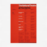 The National Theatre at The Old Vic 1966 (Ken Briggs) poster. Buy and sell vintage design posters with The Print Arkive. 