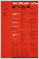 The National Theatre at The Old Vic 1966 (Ken Briggs) poster. Buy and sell vintage design posters with The Print Arkive. 