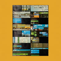 Lufthansa: Flughafen Frankfurt Main Otl Aicher poster. Buy and sell vintage design posters with The Print Arkive.