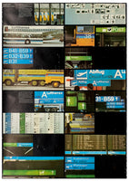 Lufthansa: Flughafen Frankfurt Main Otl Aicher poster. Buy and sell vintage design posters with The Print Arkive. 