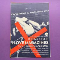James Leslie. Typographic Circle, Lecture posters, 2004 - 2007.  Buy and sell vintage graphic design posters with The Print Arkive.
