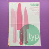 Rick Poynor. Typographic Circle, Lecture posters, 2004 - 2007.  Buy and sell vintage graphic design posters with The Print Arkive.