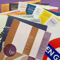 Typographic Circle, Lecture posters, 2004 - 2007.  Buy and sell vintage graphic design posters with The Print Arkive.