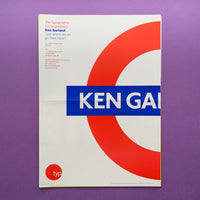 Ken Garland. Typographic Circle, Lecture posters, 2004 - 2007.  Buy and sell vintage graphic design posters with The Print Arkive.