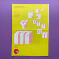 Morag Myerscough. Typographic Circle, Lecture posters, 2004 - 2007.  Buy and sell vintage graphic design posters with The Print Arkive.