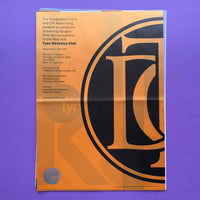Type Directors club. Typographic Circle, Lecture posters, 2004 - 2007.  Buy and sell vintage graphic design posters with The Print Arkive.