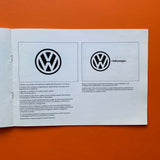  Our new identification (Volkswagen).  Buy and sell your out of print visual identity guidelines, books and magazines with The Print Arkive.