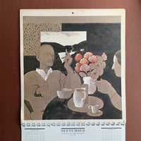 Hermann Hesse 1975 Calendar Illustrated by Milton Glaser.  Buy and sell your out of print graphic design books and magazines with The Print Arkive.