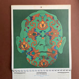 Hermann Hesse 1975 Calendar Illustrated by Milton Glaser.  Buy and sell your out of print graphic design books and magazines with The Print Arkive.