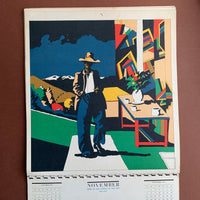 Hermann Hesse 1975 Calendar Illustrated by Milton Glaser.  Buy and sell your out of print graphic design books and magazines with The Print Arkive.