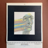 Hermann Hesse 1975 Calendar Illustrated by Milton Glaser.  Buy and sell your out of print graphic design books and magazines with The Print Arkive.
