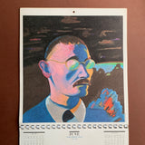 Hermann Hesse 1975 Calendar Illustrated by Milton Glaser.  Buy and sell your out of print graphic design books and magazines with The Print Arkive.