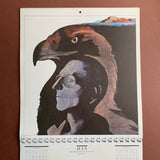 Hermann Hesse 1975 Calendar Illustrated by Milton Glaser.  Buy and sell your out of print graphic design books and magazines with The Print Arkive.