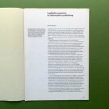 Readability of Print Research Unit (Herbert Spencer). 1973-1975.  Buy and sell your out of print and vintage typography books and magazines with The Print Arkive.