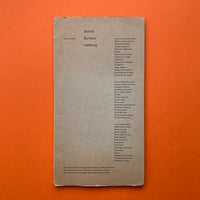 Schrift Ecriture Lettering (Adrian Frutiger)