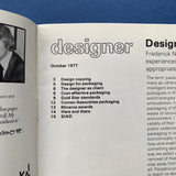 Designer, October 1977 (Society of Industrial Artists & Designers)