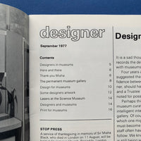 Designer, September 1977 (Society of Industrial Artists & Designers)