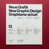 Neue Grafik / New Graphic Design / Graphisme actuel – First Edition Complete Set