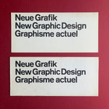 Neue Grafik / New Graphic Design / Graphisme actuel – First Edition Complete Set