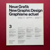 Neue Grafik / New Graphic Design / Graphisme actuel – First Edition Complete Set