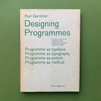 Karl Gerstner: Designing Programmes