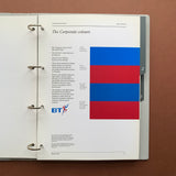 BT Promotional literature, Design for print (Corporate standard guidelines)