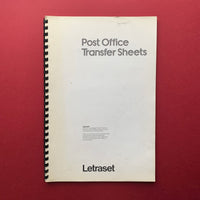 Post Office Transfer Sheets, Letraset Catalogue