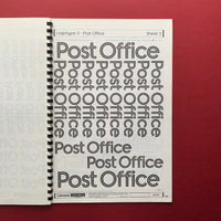 Post Office Transfer Sheets, Letraset Catalogue