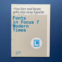 Fonts in Focus 7: Modern Times (Linotype)