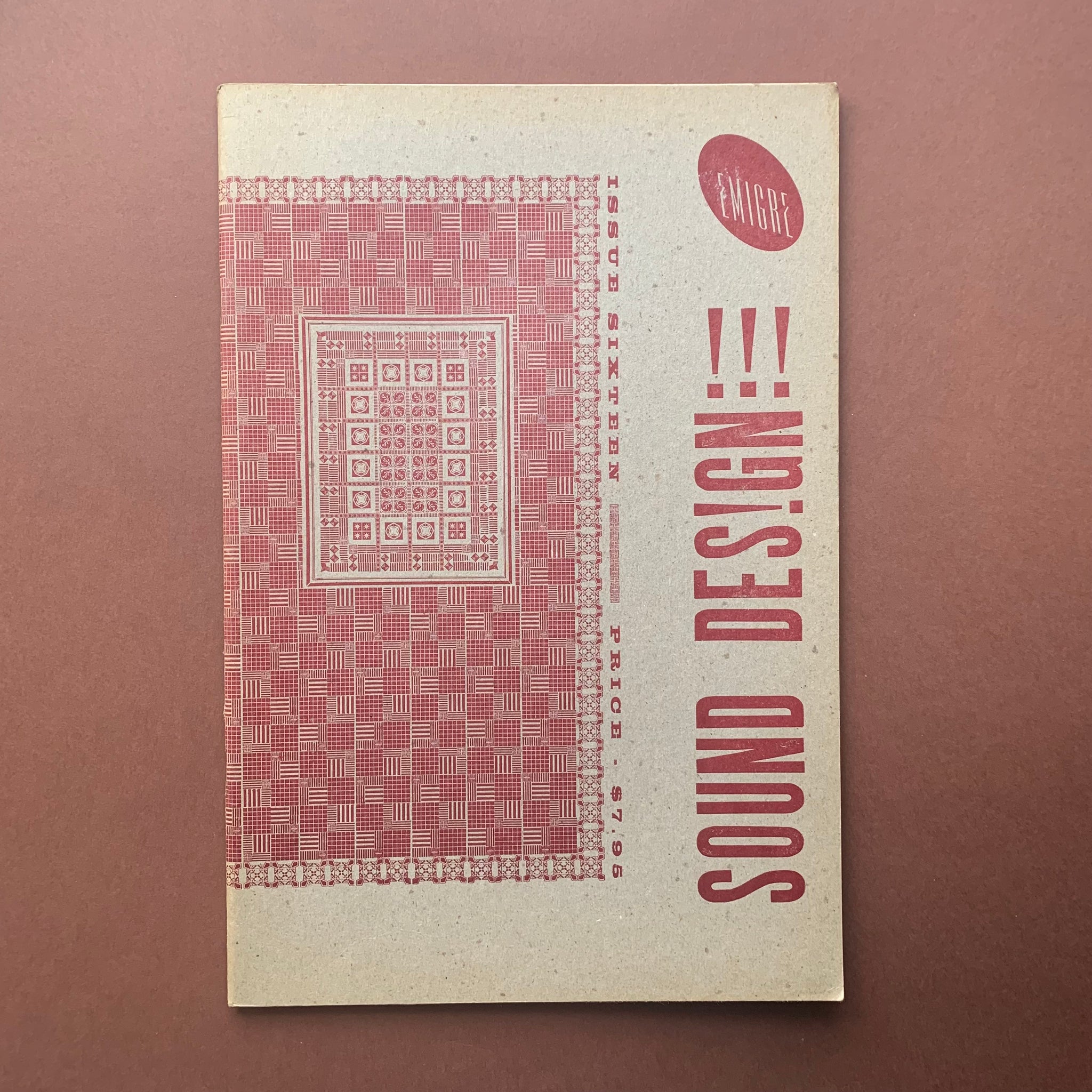 アート・デザイン・音楽 EMIGRE Magazine 16 Emigre, No. 16: Sound Design – Katherine Small Gallery