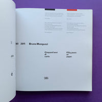Bruno Monguzzi: Fifty Years of Paper 1961-2011