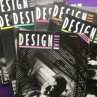 1986 Design Week (x9 Magazine LOT)
