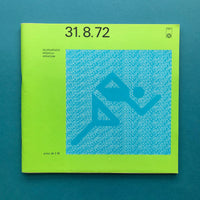 Games of the XXth Olympiad Munich 1972 - Athletics programme 31.8.72